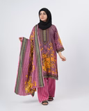 Gul Jee Shahzaib Women Poly Fabron 3-Piece Unstitched Suit - 1 - Image 3