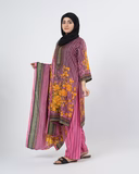 Gul Jee Shahzaib Women Poly Fabron 3-Piece Unstitched Suit - 1 - Image 2